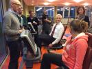 Dagelijkse fitnessoefeningen met patiënte Freya 