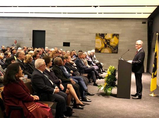 Toespraak minister-president Geert Bourgeois aan het diplomatiek korps